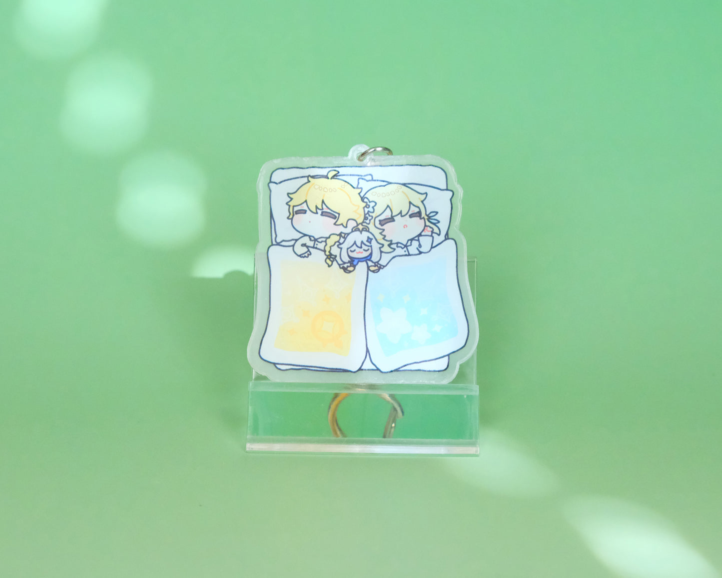Genshin Impact - Goodnight Teyvat Character Keychains - Perfect sleepy gift for your sleep enthusiasts!