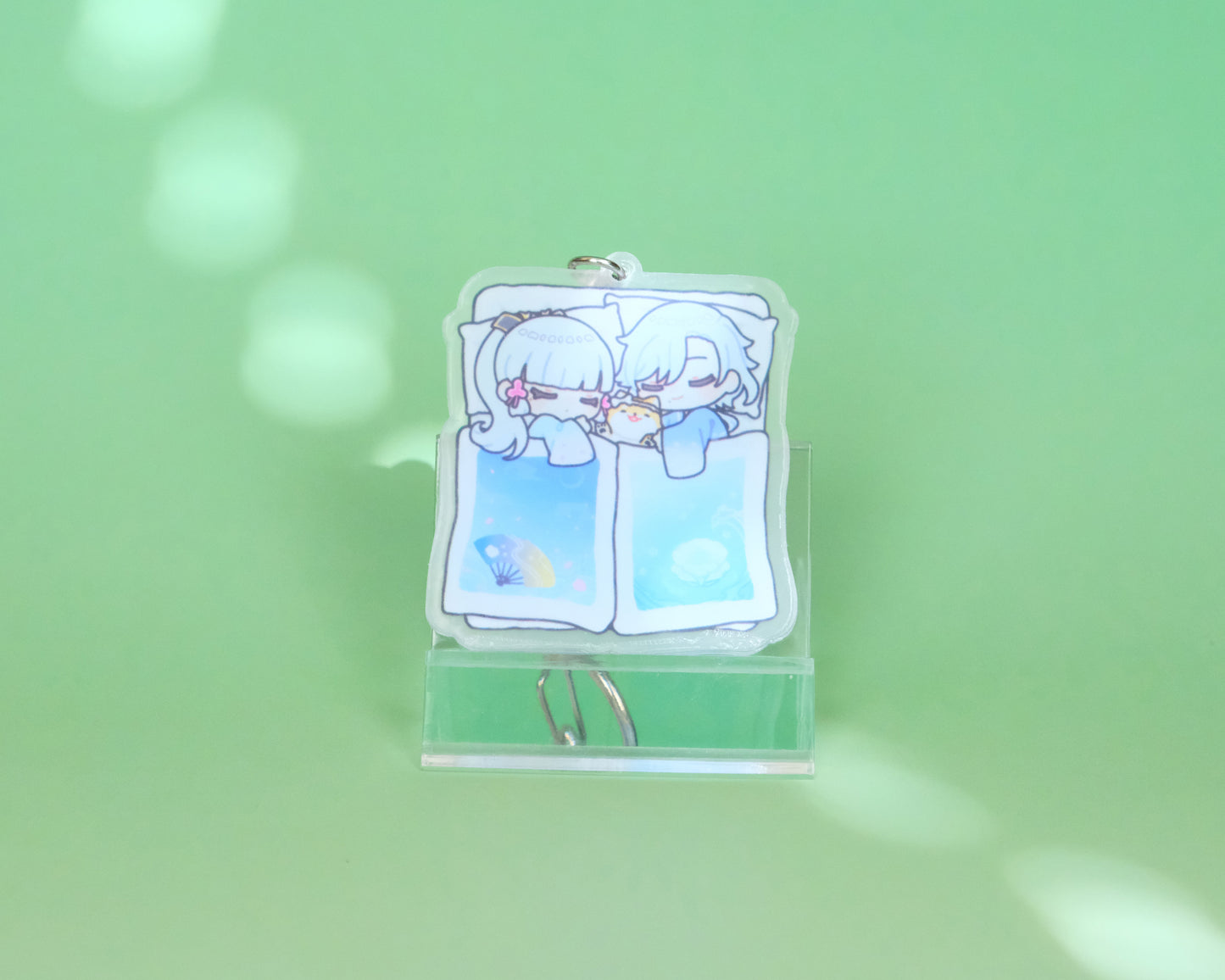 Genshin Impact - Goodnight Teyvat Character Keychains - Perfect sleepy gift for your sleep enthusiasts!