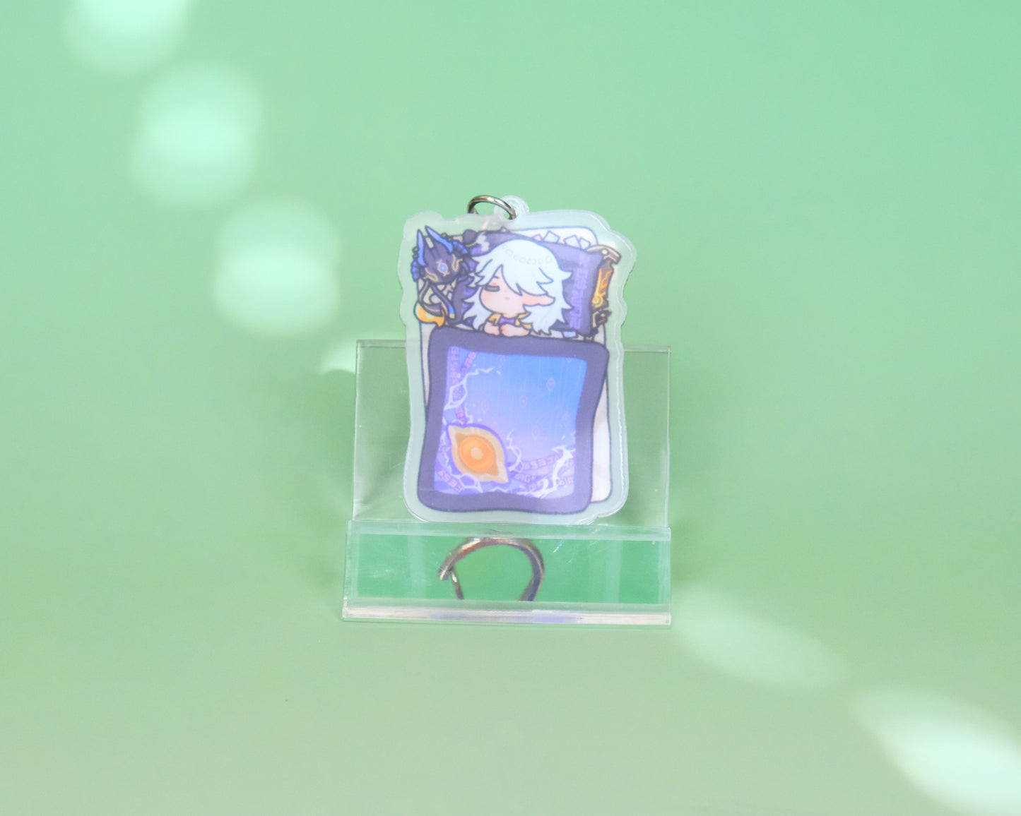 Genshin Impact - Goodnight Teyvat Character Keychains - Perfect sleepy gift for your sleep enthusiasts!