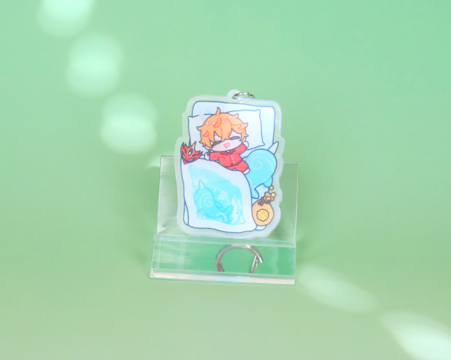 Genshin Impact - Goodnight Teyvat Character Keychains - Perfect sleepy gift for your sleep enthusiasts!