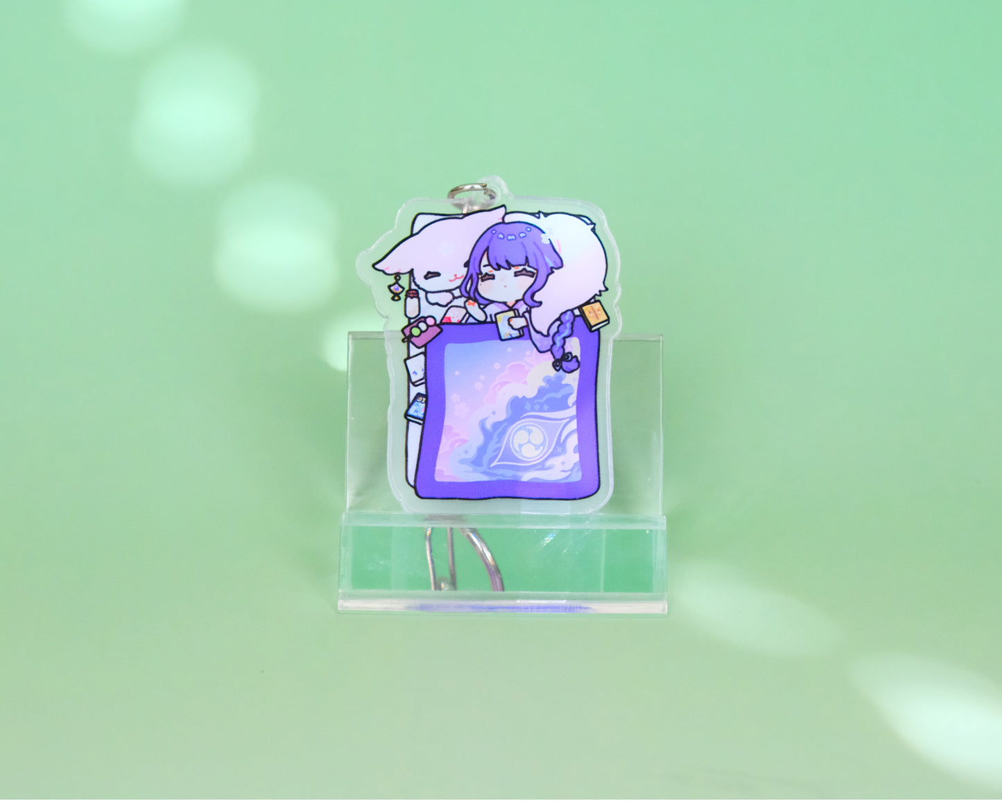 Genshin Impact - Goodnight Teyvat Character Keychains - Perfect sleepy gift for your sleep enthusiasts!