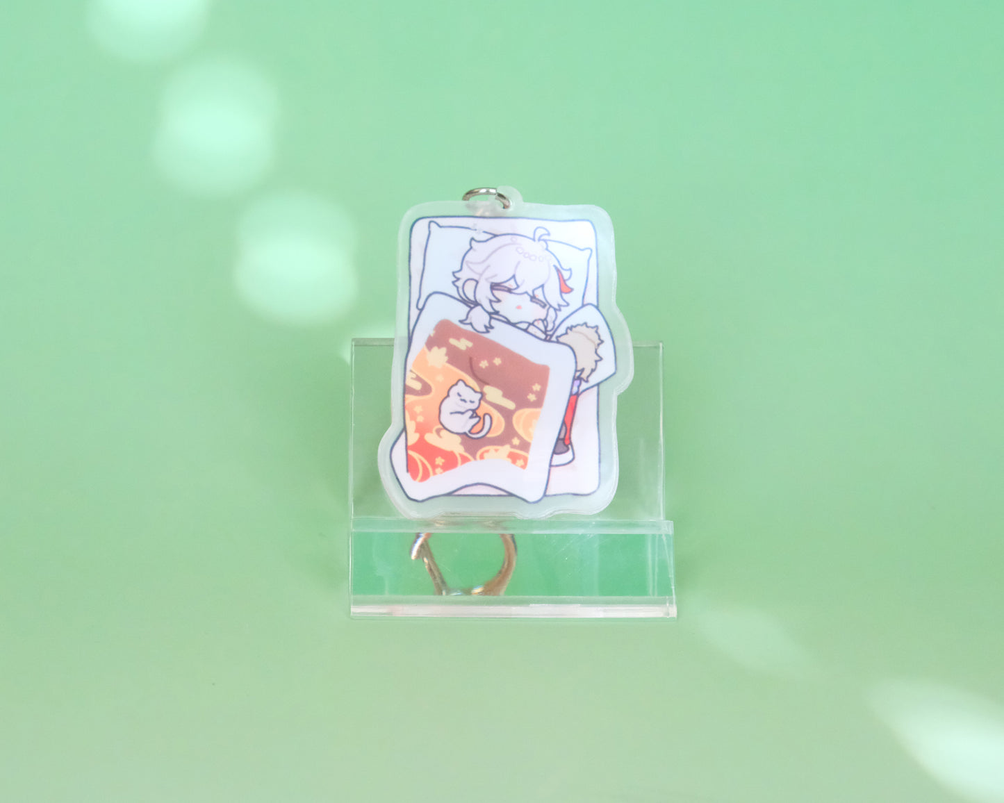 Genshin Impact - Goodnight Teyvat Character Keychains - Perfect sleepy gift for your sleep enthusiasts!