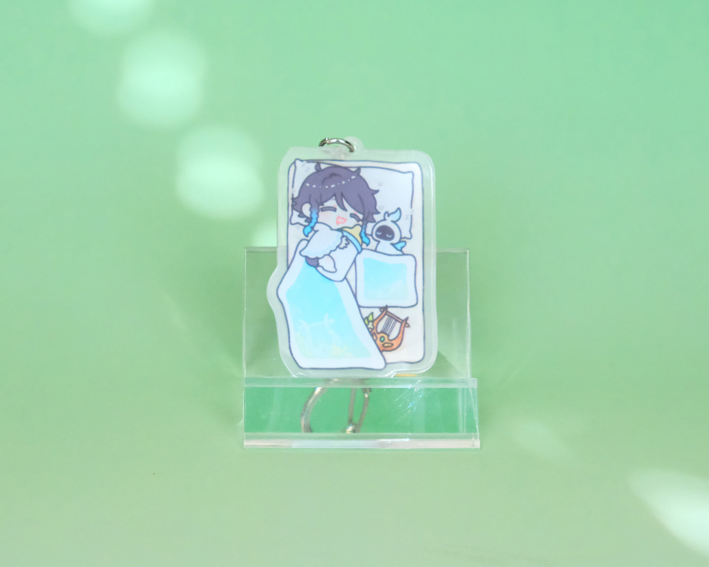 Genshin Impact - Goodnight Teyvat Character Keychains - Perfect sleepy gift for your sleep enthusiasts!