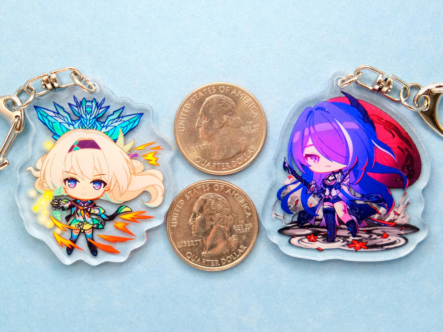 Small size - Honkai: Star Rail Character Splash Art Keychains / Series 2 - Ultra High Quality