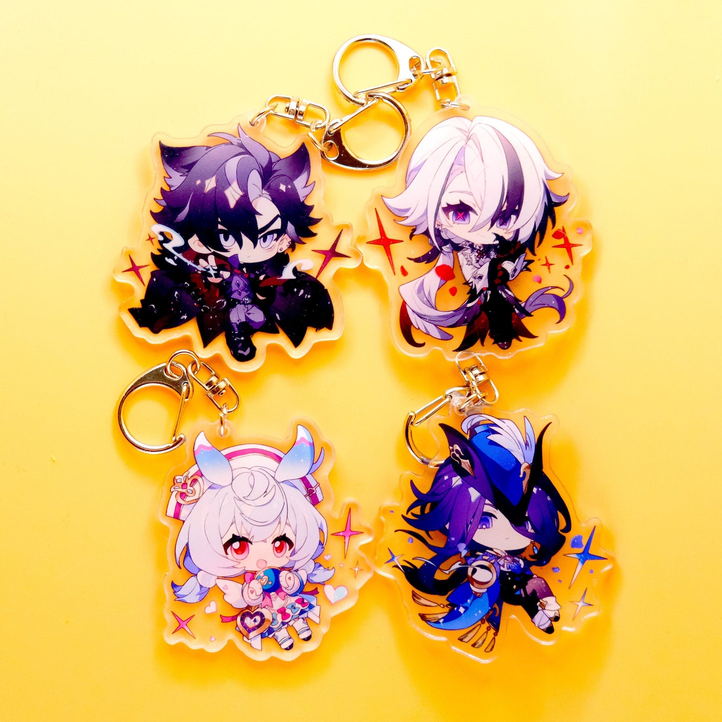 Fontaine and more - Genshin Impact Acrylic Keychains! Ultra High Quality! Perfect for Gifting!