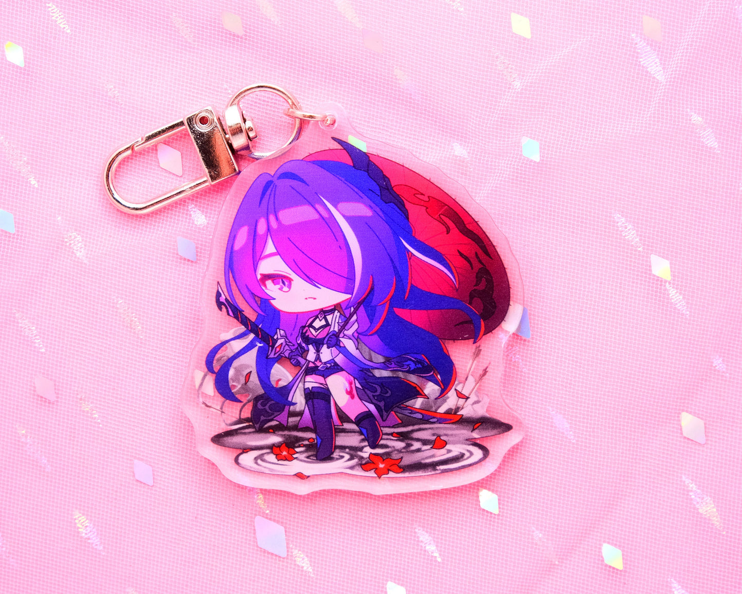 Jiaoqiu updated! - Honkai: Star Rail Character Splash Art Keychains / Series 2 - Ultra High Quality