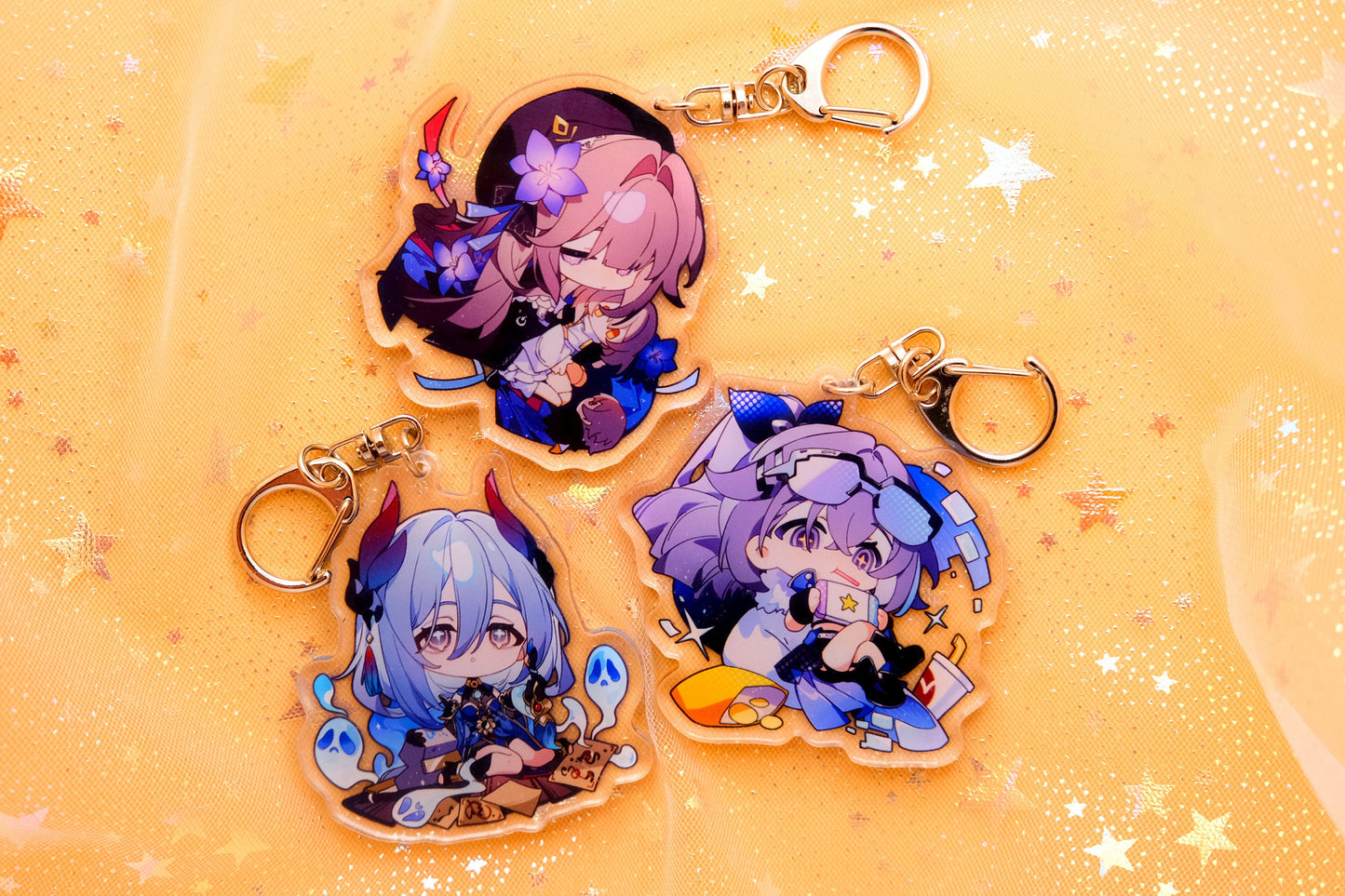 Standard size - Honkai: Star Rail Character Keychains - Perfect Gift for HSR Fans - Ultra High Quality