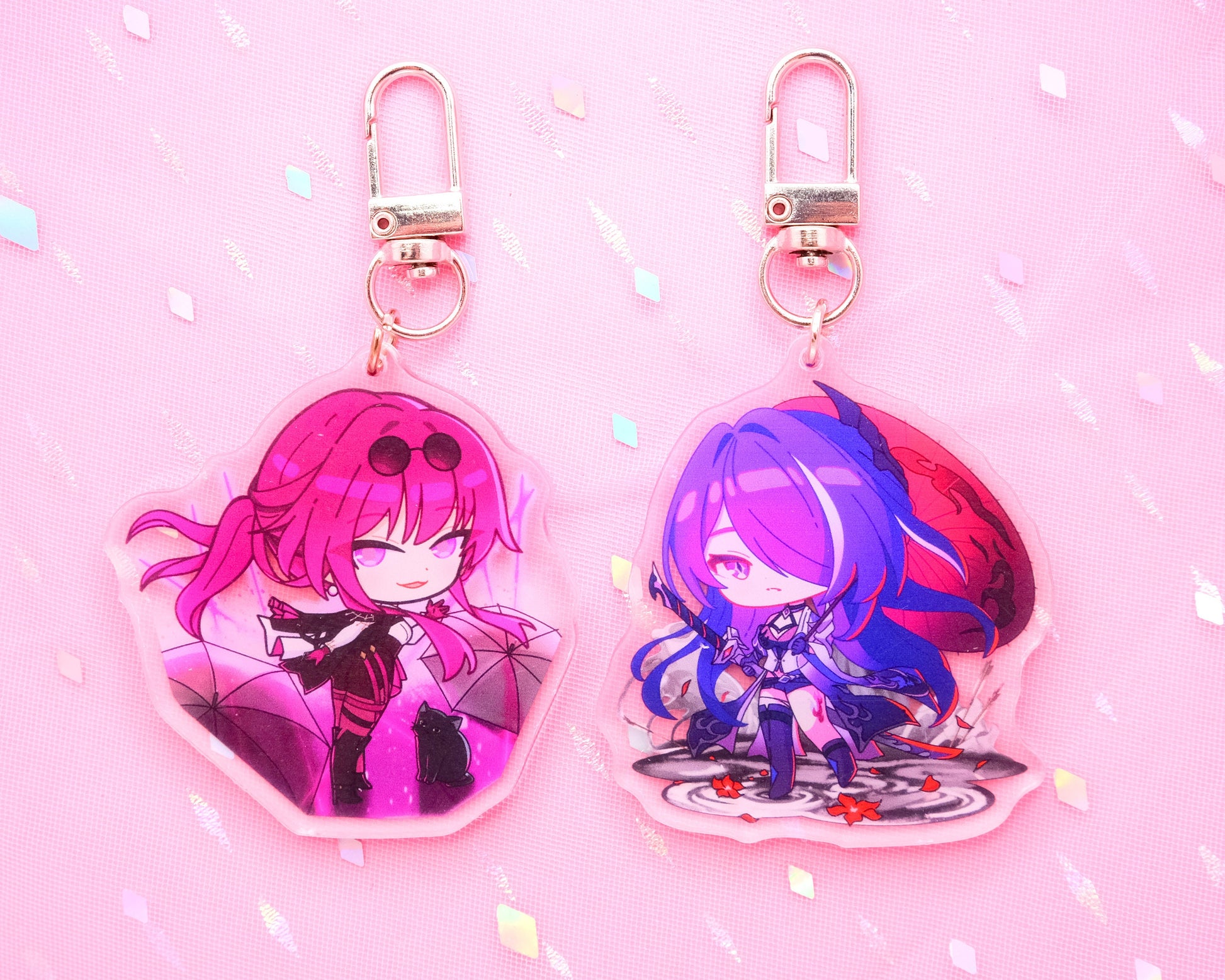 Jiaoqiu updated! - Honkai: Star Rail Character Splash Art Keychains / Series 2 - Ultra High Quality