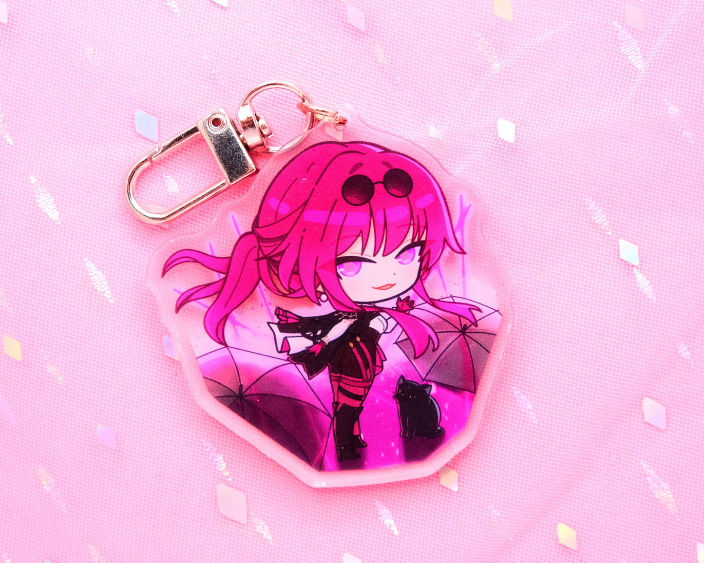 Jiaoqiu updated! - Honkai: Star Rail Character Splash Art Keychains / Series 2 - Ultra High Quality