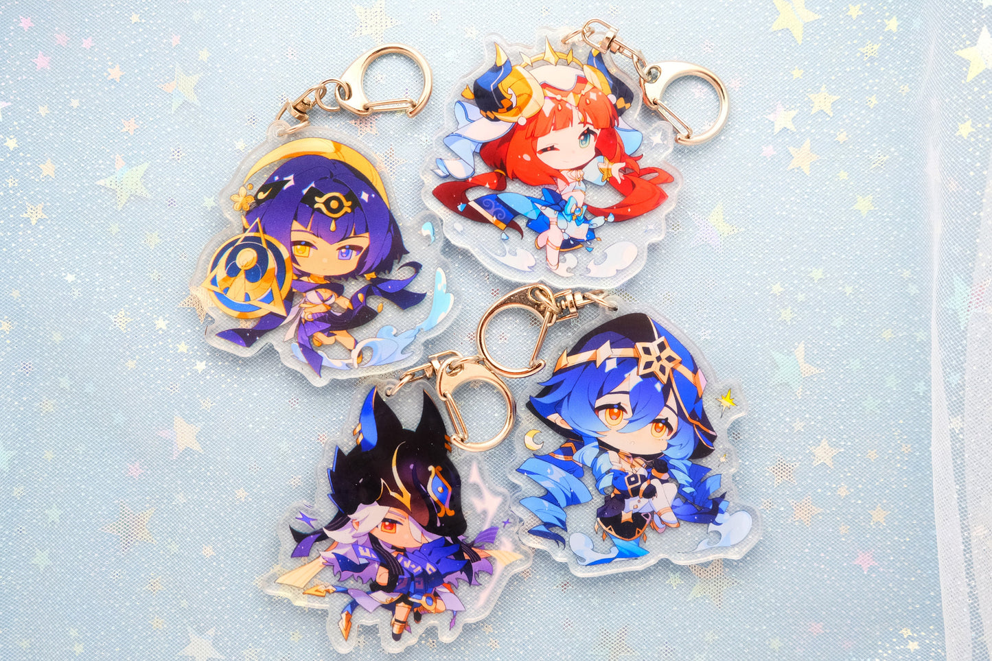 Sumeru and more - Genshin Impact Acrylic Keychains! Ultra High Quality! Perfect for Gifting!