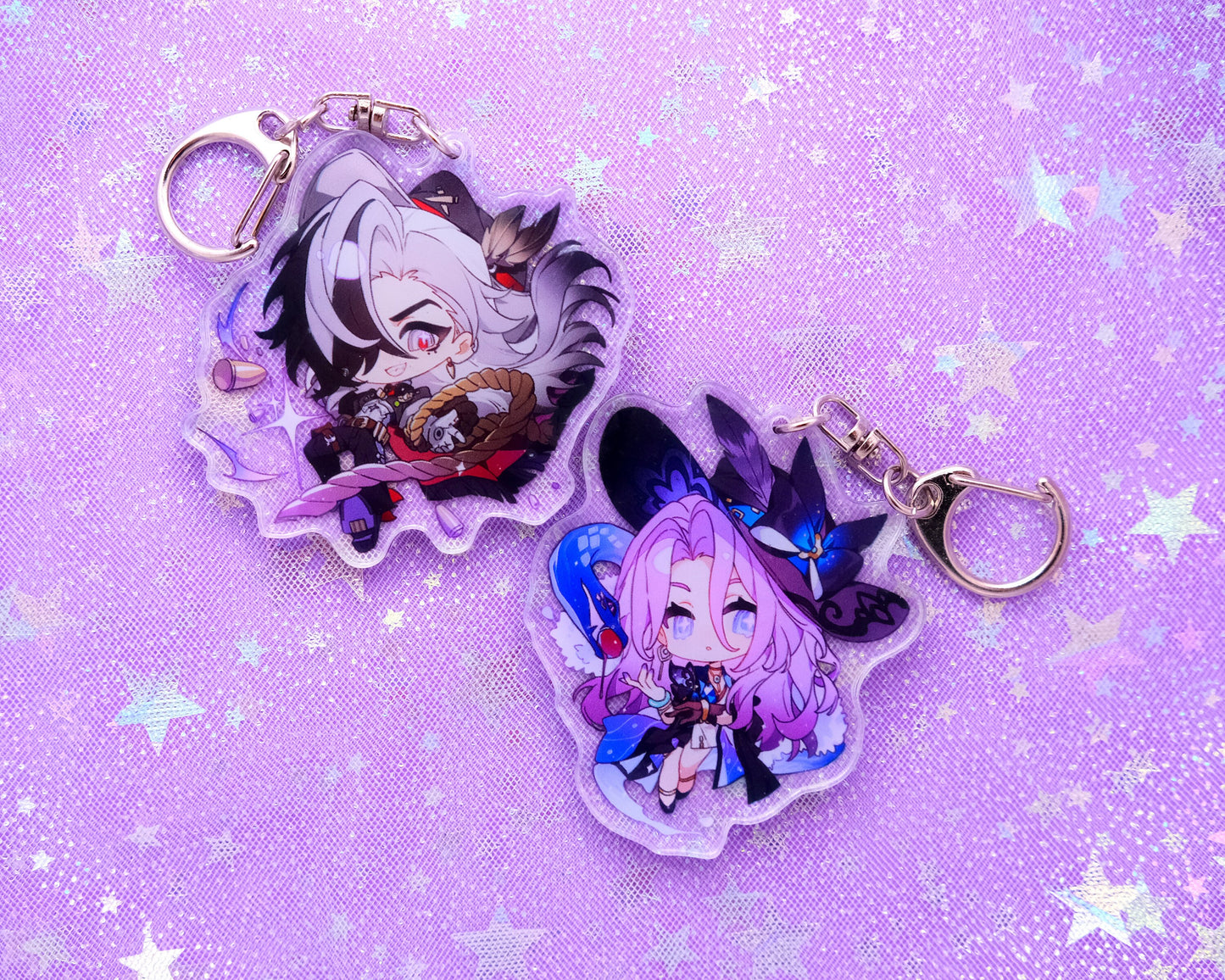 Honkai: Star Rail Character Keychains - Ultra High Quality - March (Hunt) / Yunli / Jiaoqiu - Patch 2.4