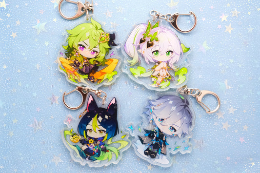 Sumeru and more - Genshin Impact Acrylic Keychains! Ultra High Quality! Perfect for Gifting!