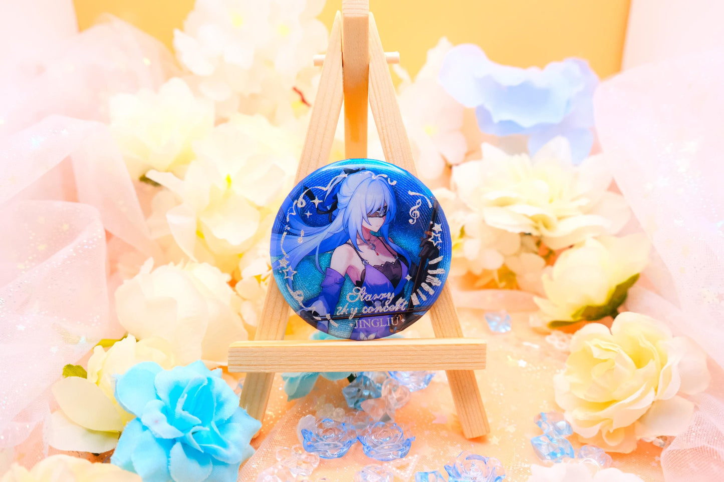 Honkai: Star Rail - Concert Version - Pinback Button Badges - Sparkly / Ultra High Quality