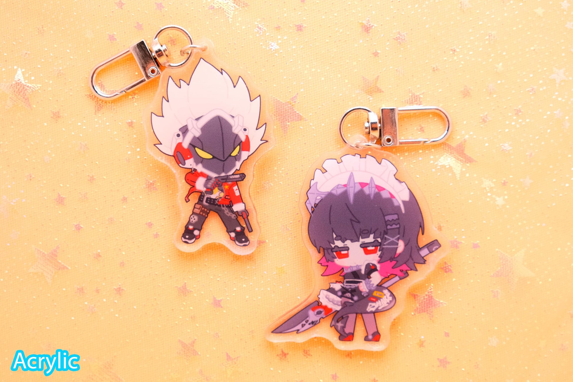 Zenless Zone Zero Character Art Keychains - Resin or Acrylic - Adorable design / Ultra high quality!