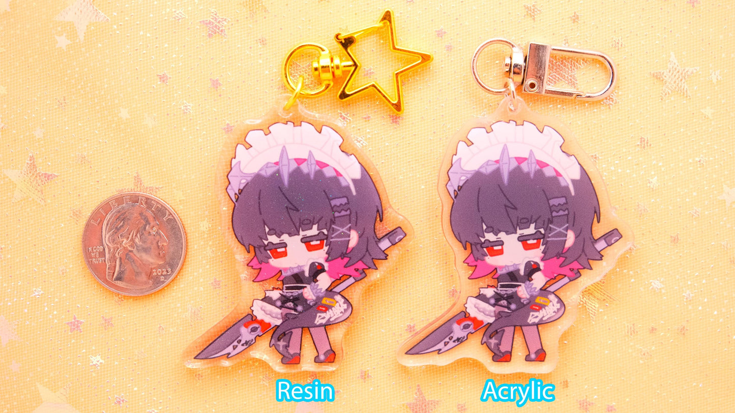 Zenless Zone Zero Character Art Keychains - Resin or Acrylic - Adorable design / Ultra high quality!