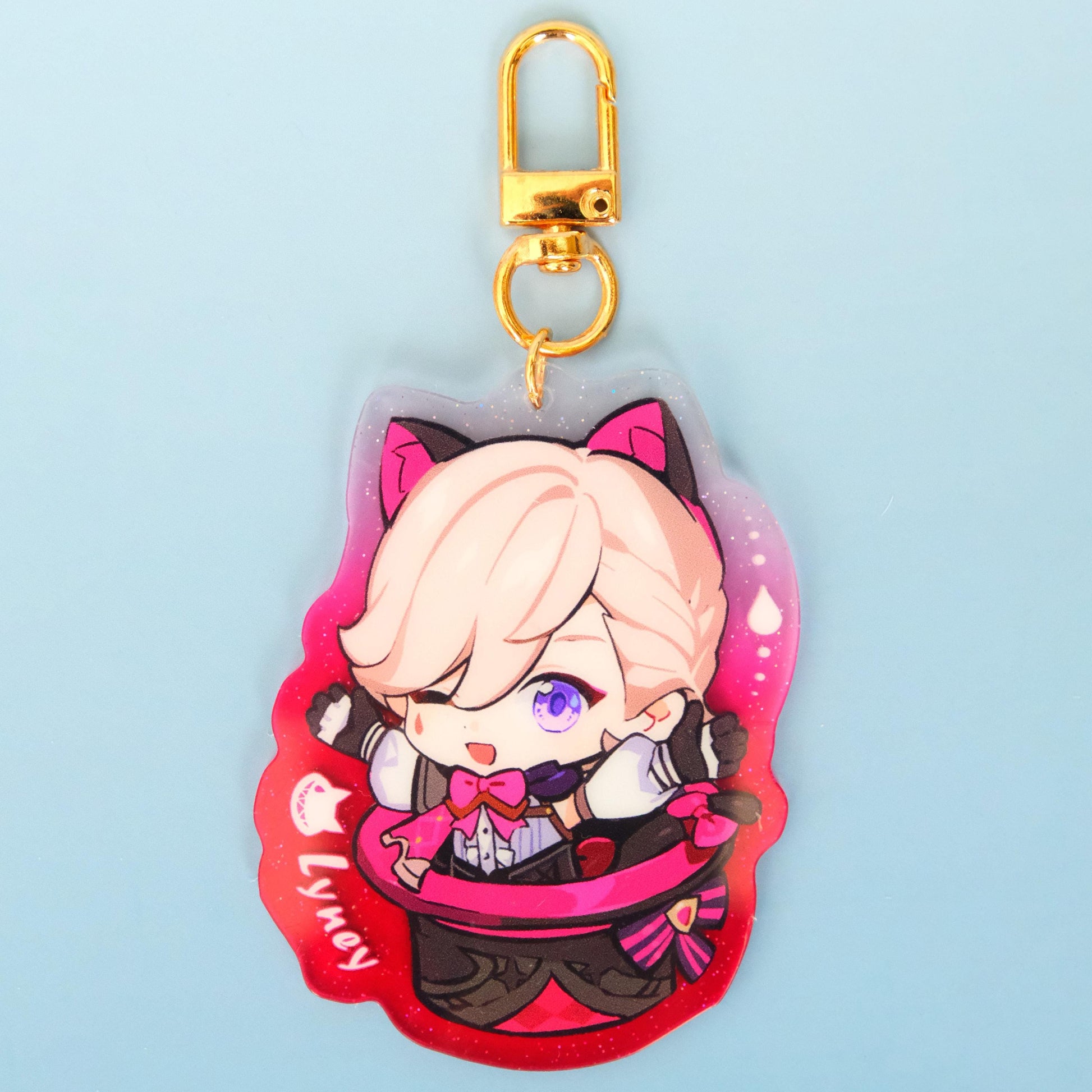 Genshin Impact - Lyney and Lynette Sibling Keychain Set! Set of 2! Perfect Gift for Siblings and Friends!