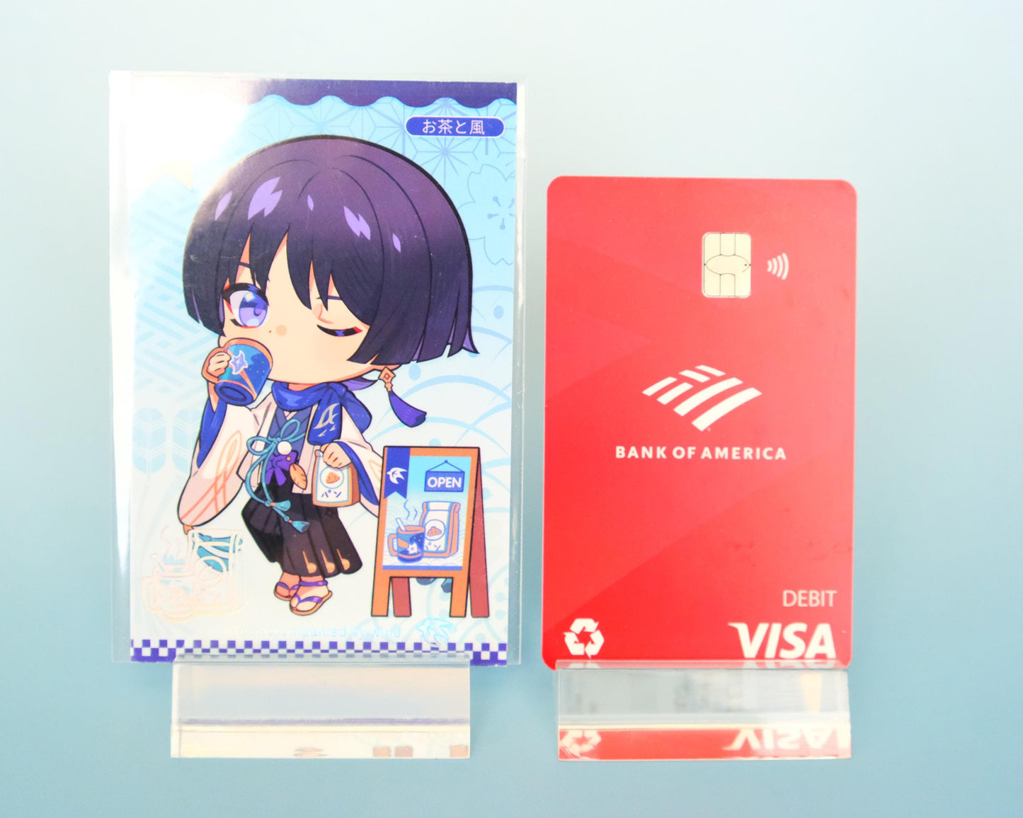 Genshin Impact - Wanderer / Scaramouche Chibi Daily - Photocard - Set of 3 - Perfect gift for Wanderer fans!