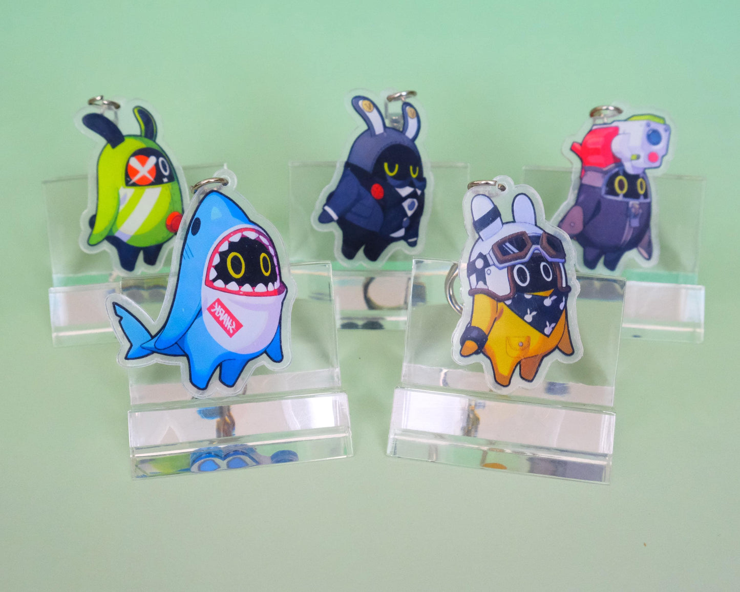 Zenless Zone Zero Bangboo Keychains - Small and cute, 5 variations