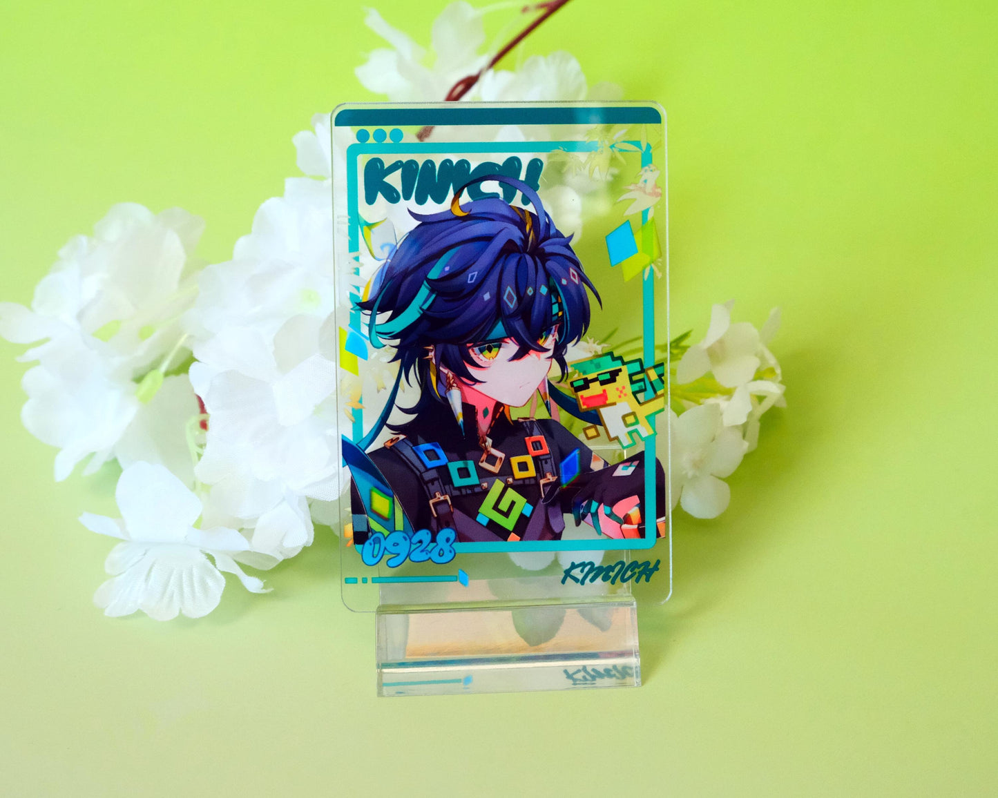 Genshin Impact - Kinich Acrylic Photocard - High-quality double-sided print