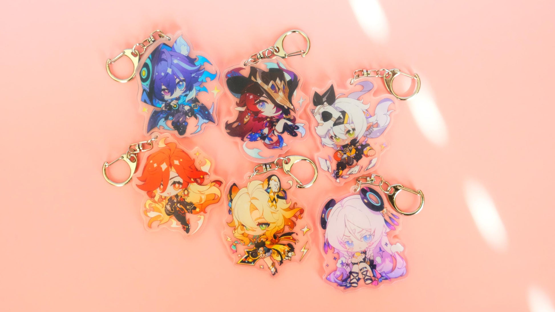 Natlan and more - Genshin Impact Acrylic Keychains! Ultra High Quality! Perfect for Gifting!