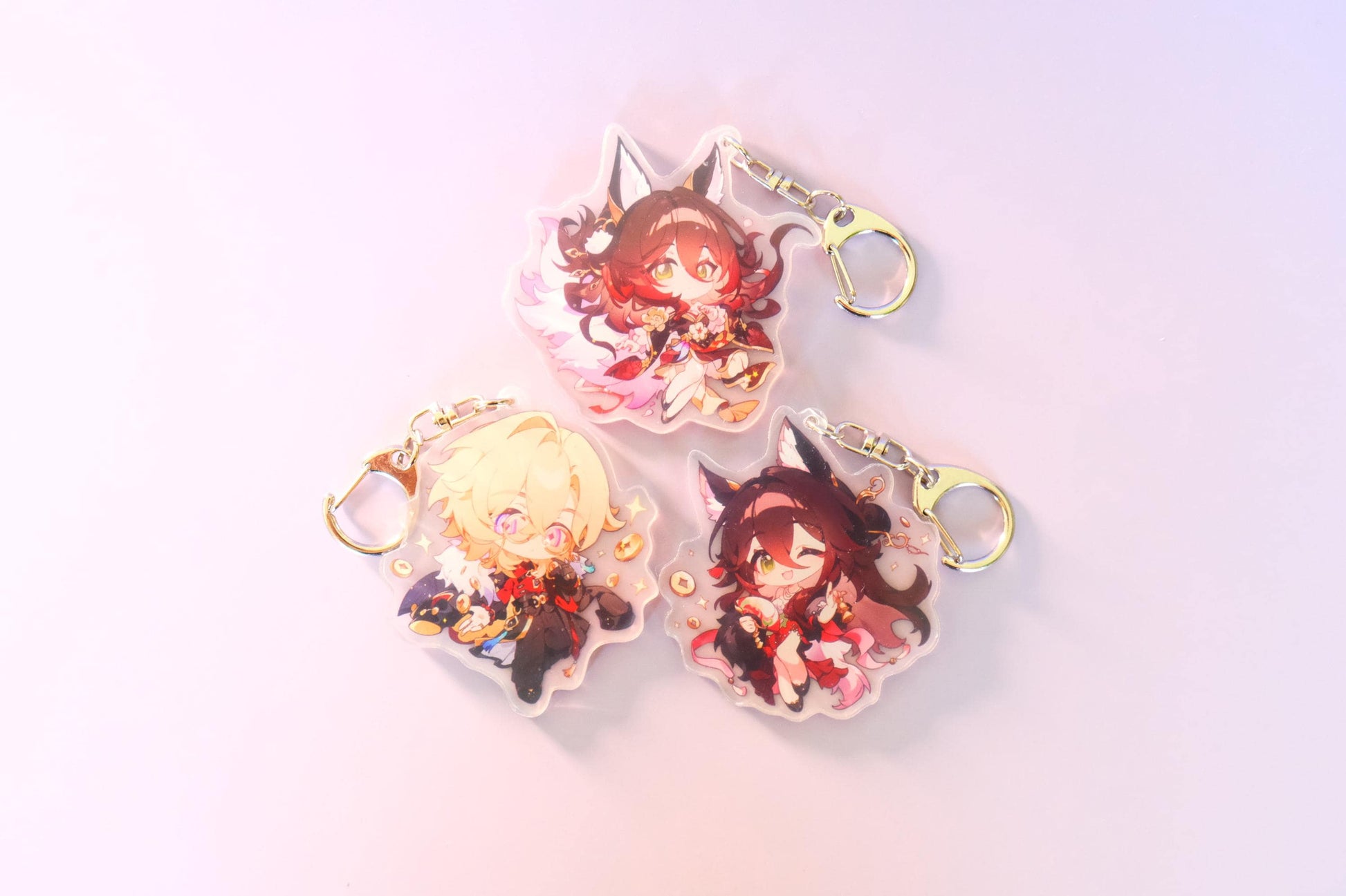 Amphoreus - Honkai: Star Rail - Character Art Keychains - Amphoreus + Late-patch Penacony - Clear Acrylic - Ultra High Quality
