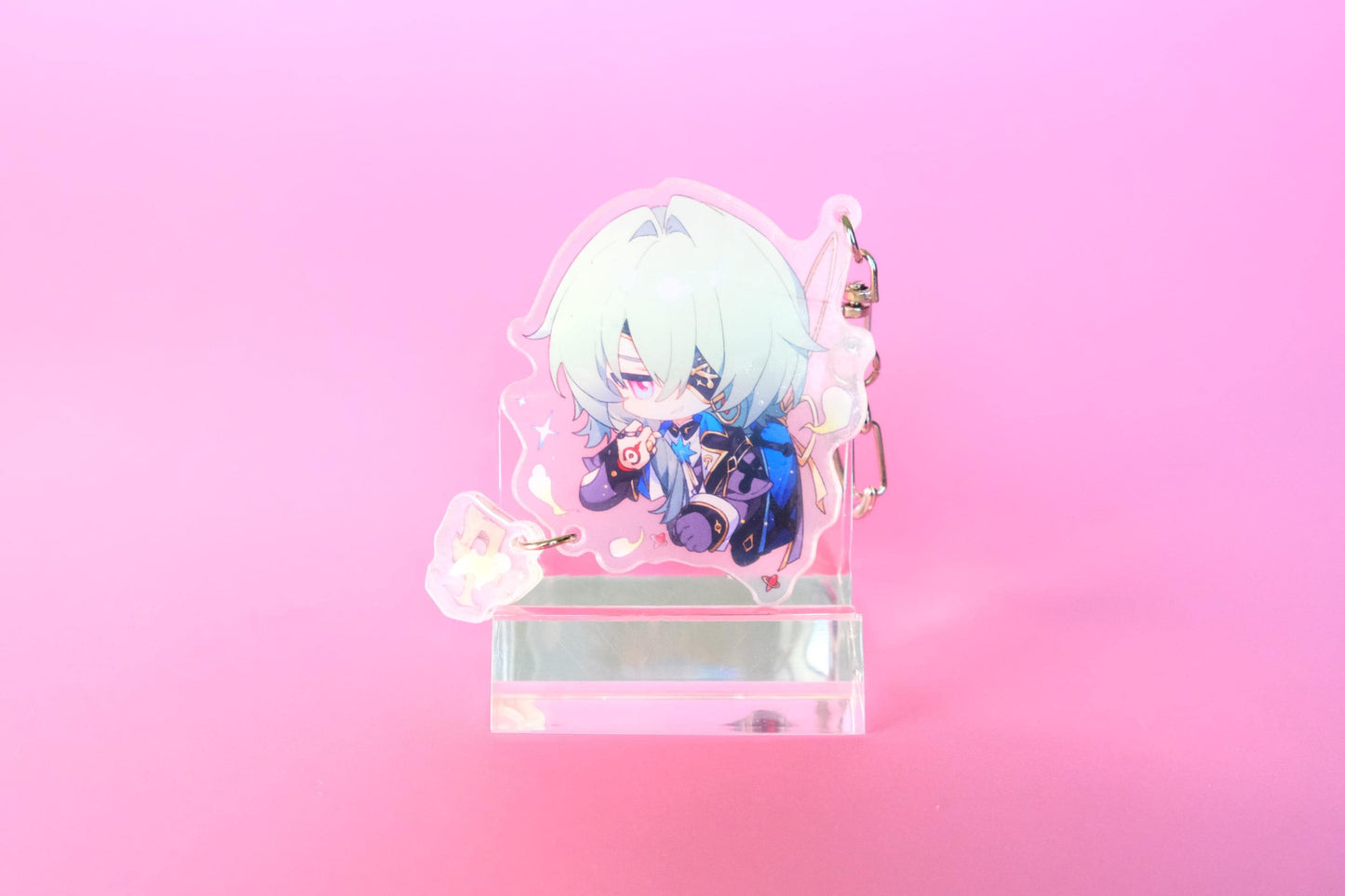 Amphoreus - Honkai: Star Rail - Character Art Keychains With Small Charm - Clear Acrylic - Ultra High Quality