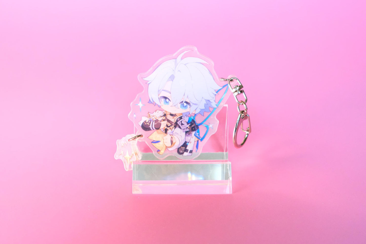 Amphoreus - Honkai: Star Rail - Character Art Keychains With Small Charm - Clear Acrylic - Ultra High Quality