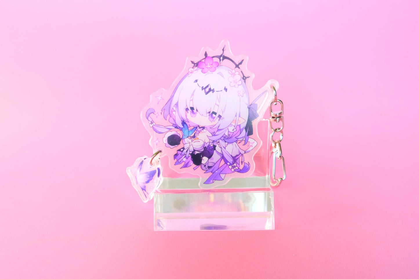 Amphoreus - Honkai: Star Rail - Character Art Keychains With Small Charm - Clear Acrylic - Ultra High Quality
