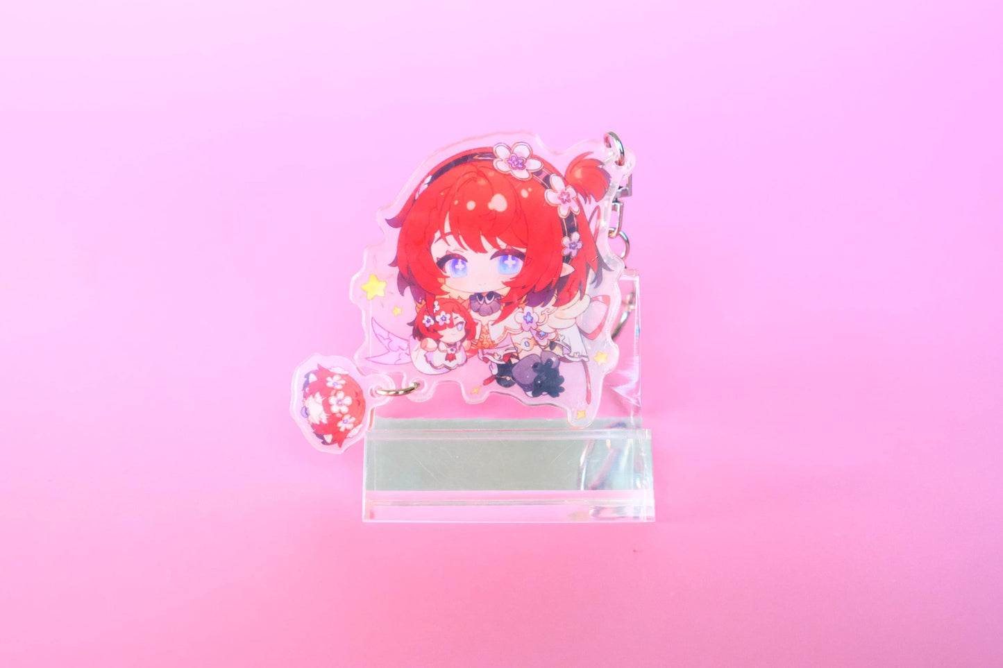 Amphoreus - Honkai: Star Rail - Character Art Keychains With Small Charm - Clear Acrylic - Ultra High Quality