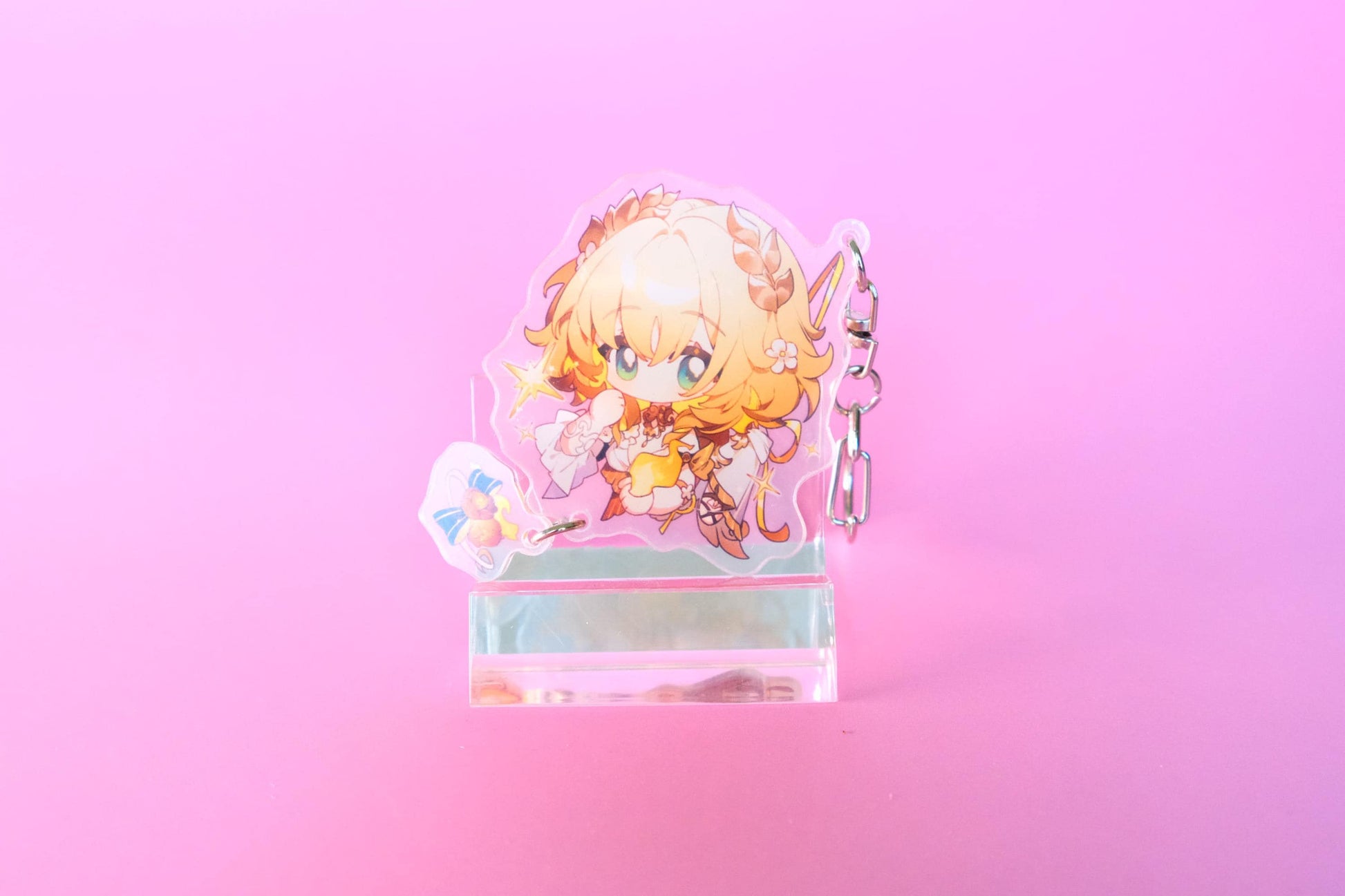 Amphoreus - Honkai: Star Rail - Character Art Keychains With Small Charm - Clear Acrylic - Ultra High Quality